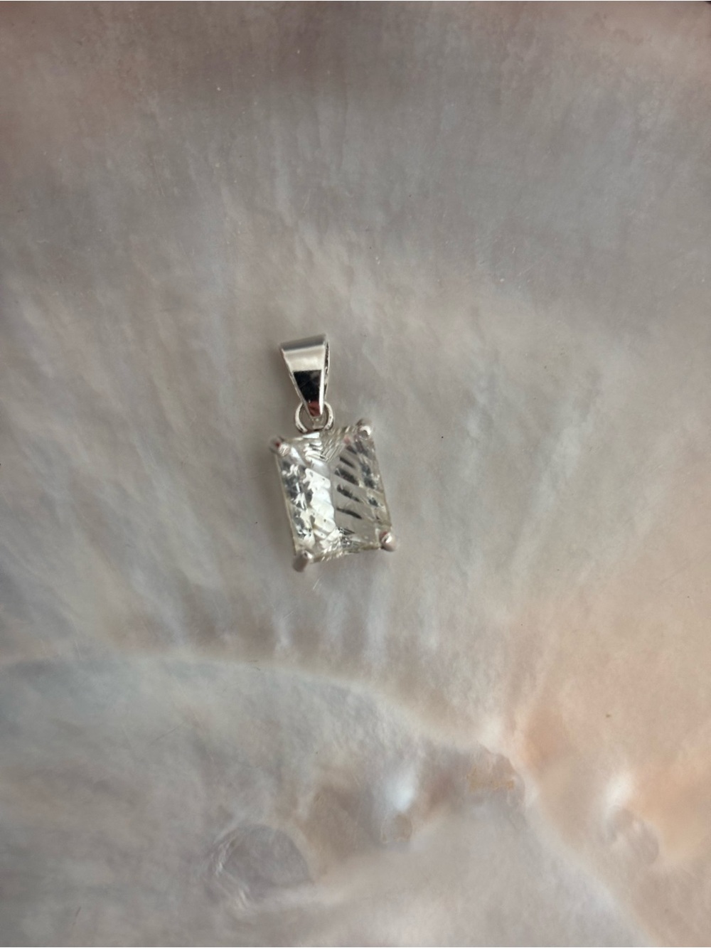 Sterling Silver Zirconia Pendent